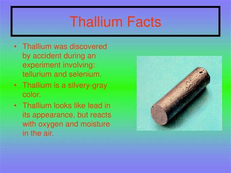thallium fun facts